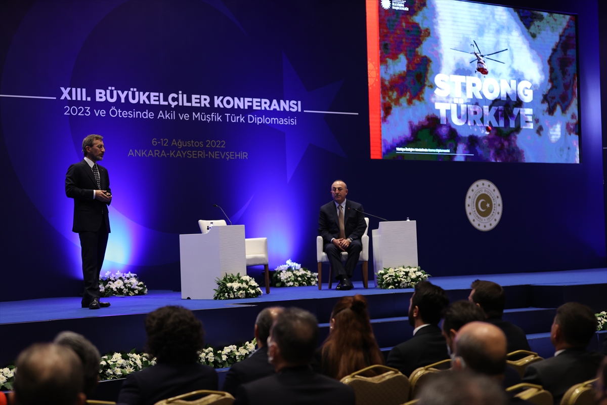 Cumhurbaşkanlığı İletişim Başkanı Altun, 13. Büyükelçiler Konferansı'nda konuştu: