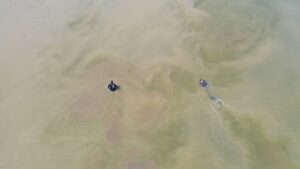 DİYARBAKIR (AA) – Diyarbakır'ın merkez Sur ilçesinde serinlemek için baraj