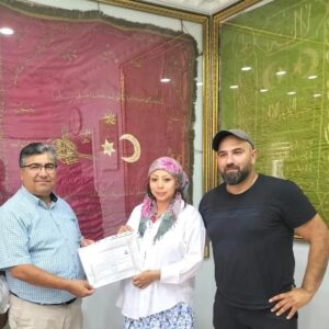 AFYONKARAHİSAR (AA) – Afyonkarahisar'ın Emirdağ ilçesinde Müslüman olan Ekvador vatandaşı