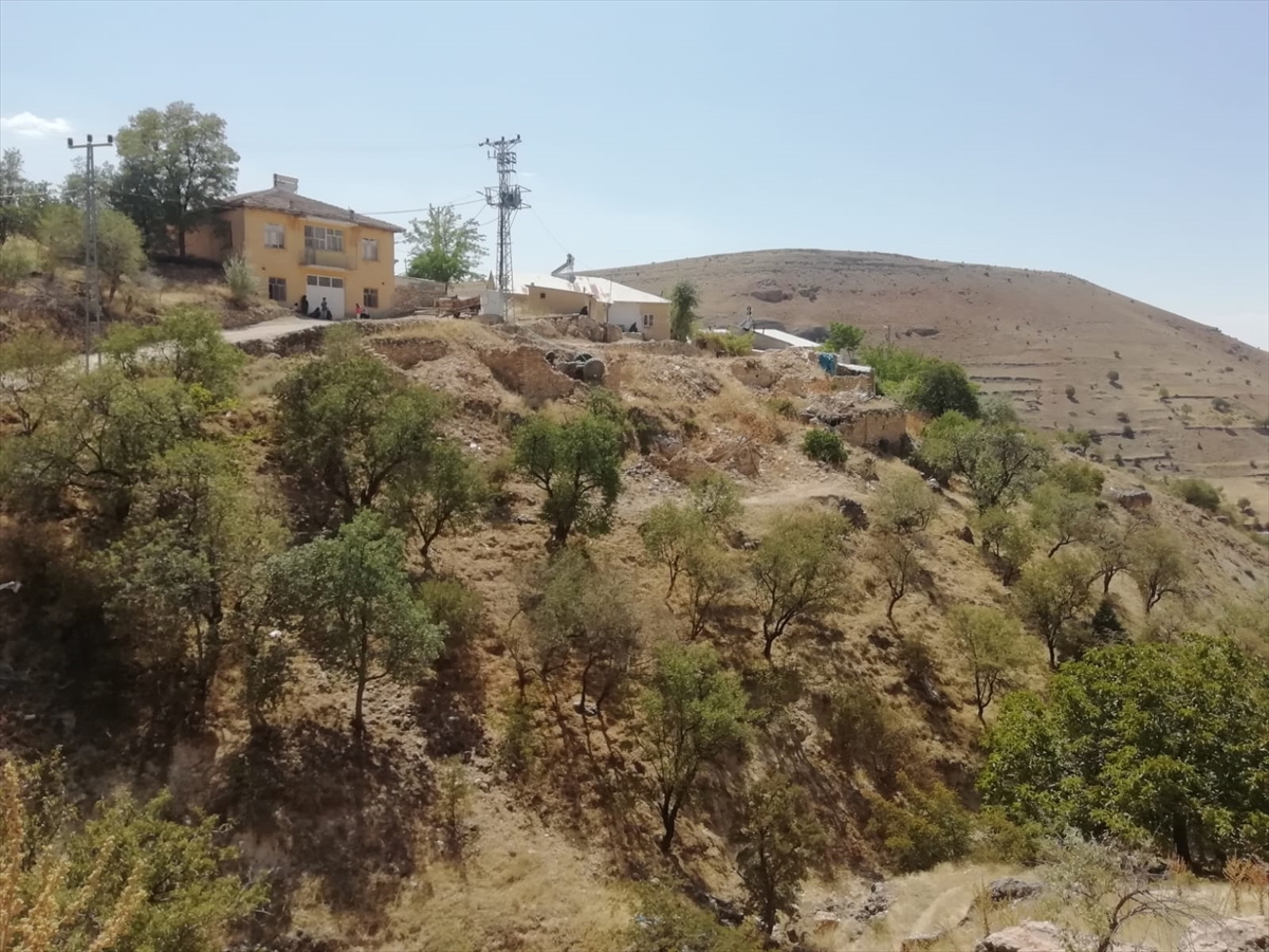 Elazığ'da devrilen traktörün sürücüsü yaralandı