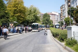 ESKİŞEHİR (AA) – Eskişehir'de tramvay merkezindeki elektrik trafosunda çıkan yangın