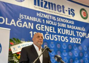 İSTANBUL (AA) – HAK-İŞ Genel Başkanı Mahmut Arslan, İstanbul Büyükşehir