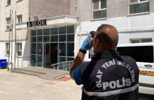 KIRIKKALE (AA) – Kırıkkale'nin Yahşihan ilçesinde yurt binası yemekhanesinin çatısından