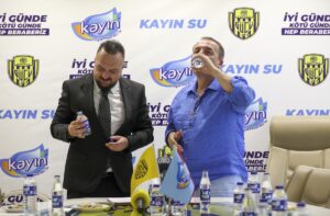 ANKARA (AA) – MKE Ankaragücü Kulübü, Kayın Su ile sponsorluk