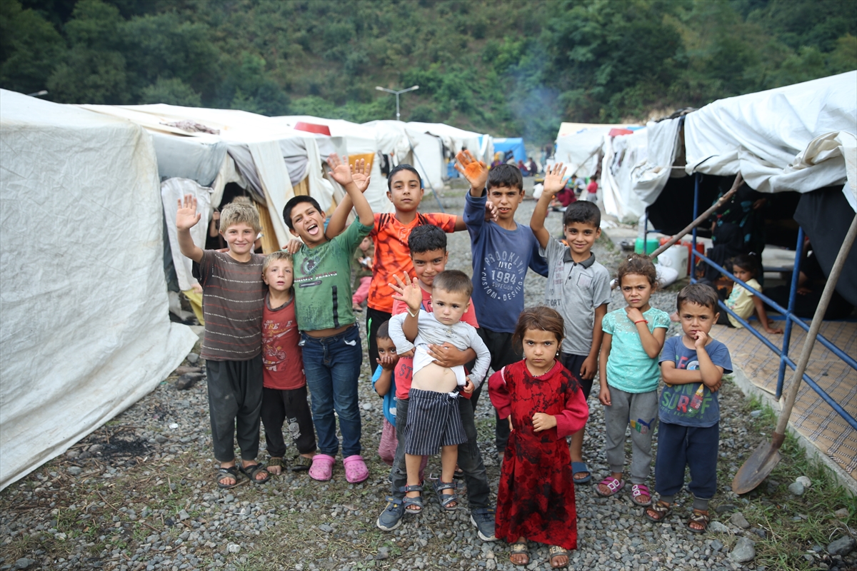 Ordu'da mevsimlik tarım işçileri fındık hasadını bekliyor