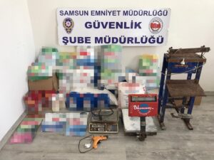 SAMSUN (AA) – Samsun'un Canik ilçesinde piyasaya sahte deterjan ve