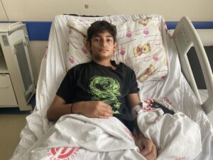 TEKİRDAĞ (AA) – Tekirdağ'ın Çorlu ilçesinde köpekten kaçarken hafif ticari