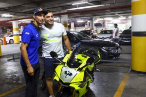 İSTANBUL (AA) – Milli motosikletçi Toprak Razgatlıoğlu, Yamaha İstanbul'da gerçekleştirilen