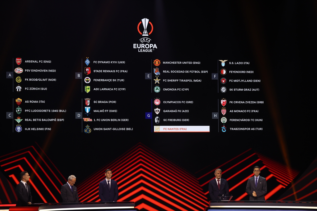 UEFA Avrupa Ligi gruplarının kura çekimi İstanbul'da yapıldı