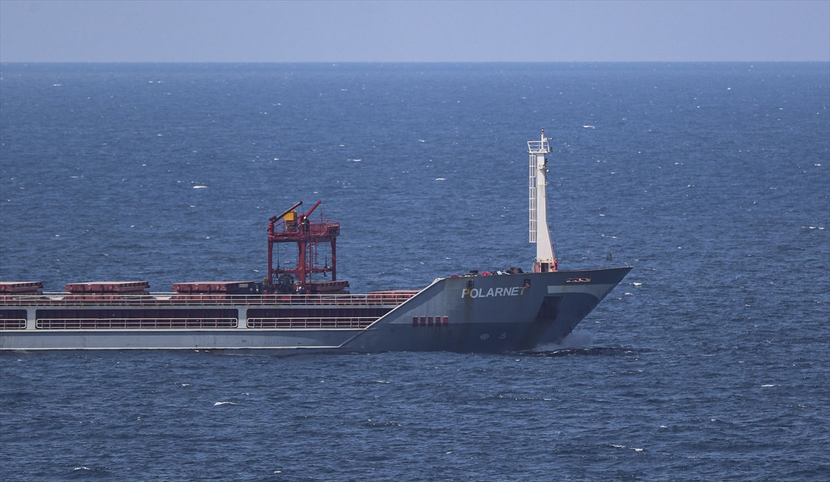 Ukrayna'dan gelen “Polarnet” gemisi hareket etti