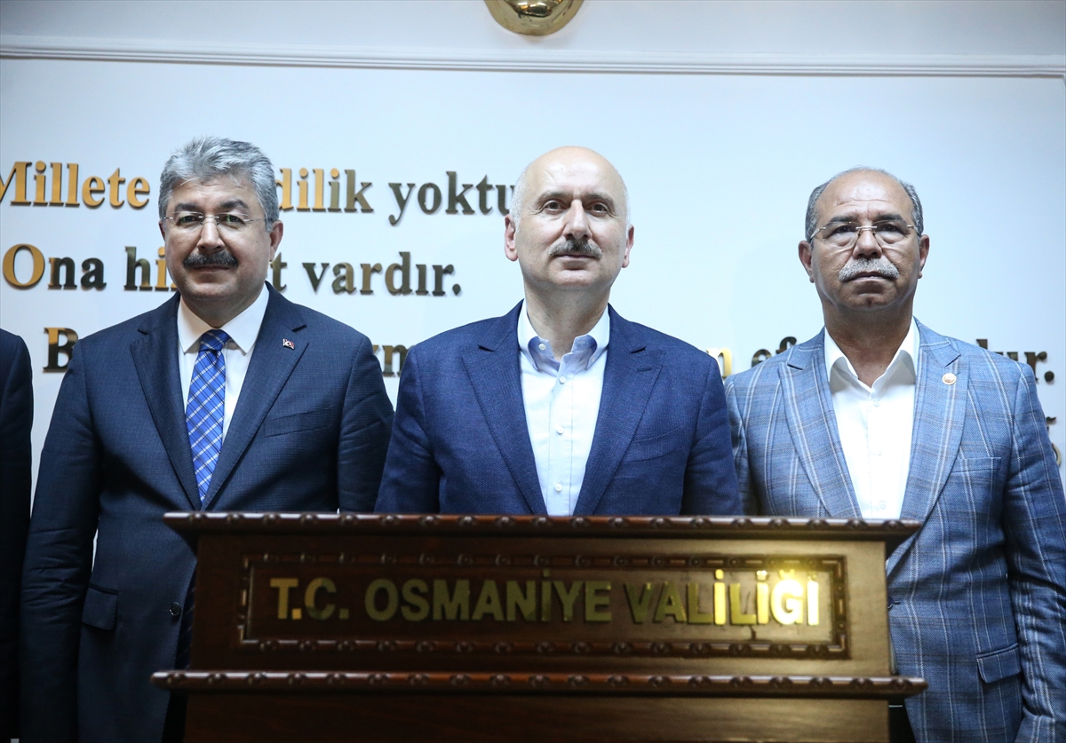 Bakan Karaismailoğlu, AK Parti Osmaniye İl Başkanlığını ziyaretinde konuştu: