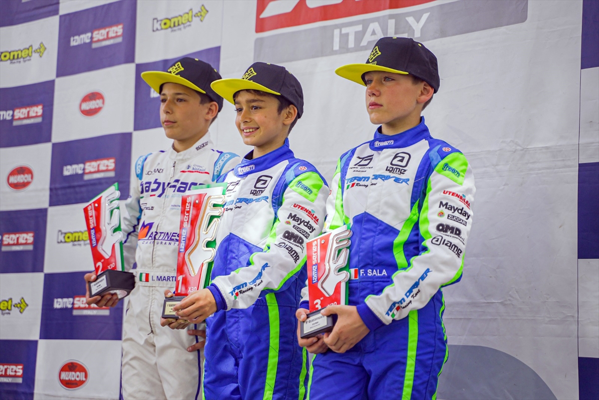 10 yaşındaki İskender Zülfikari, IAME İtalya Serisi'nde şampiyon oldu