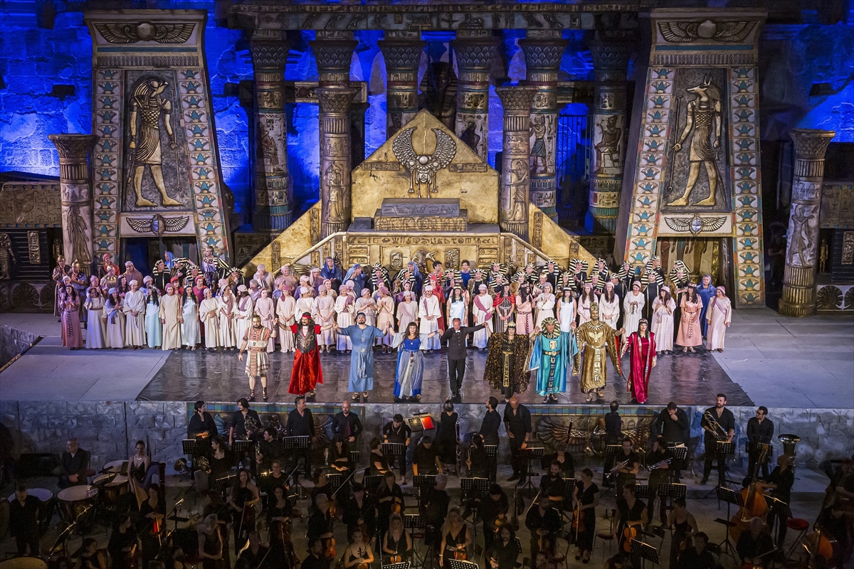 29. Uluslararası Aspendos Opera ve Bale Festivali “Aida” operasıyla başladı