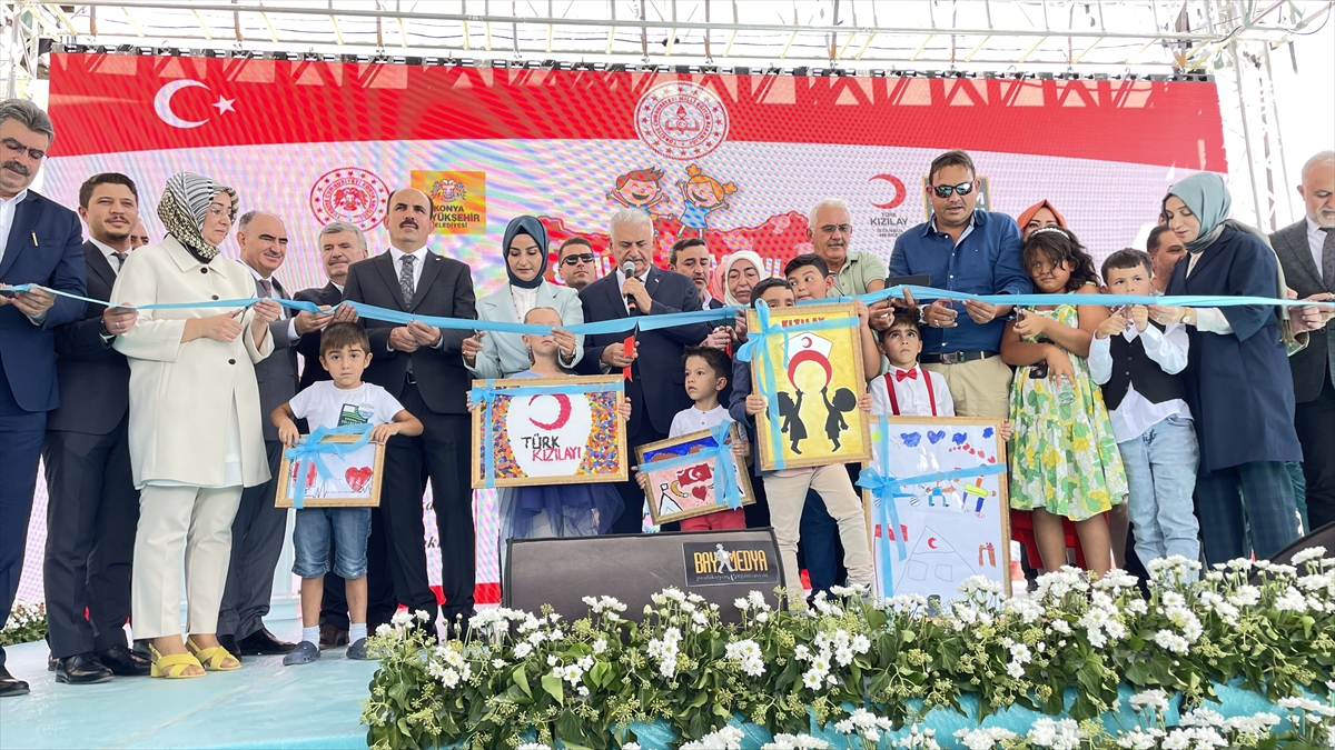 AK Parti Genel Başkanvekili Binali Yıldırım, Konya'da anaokulu açılışında konuştu: