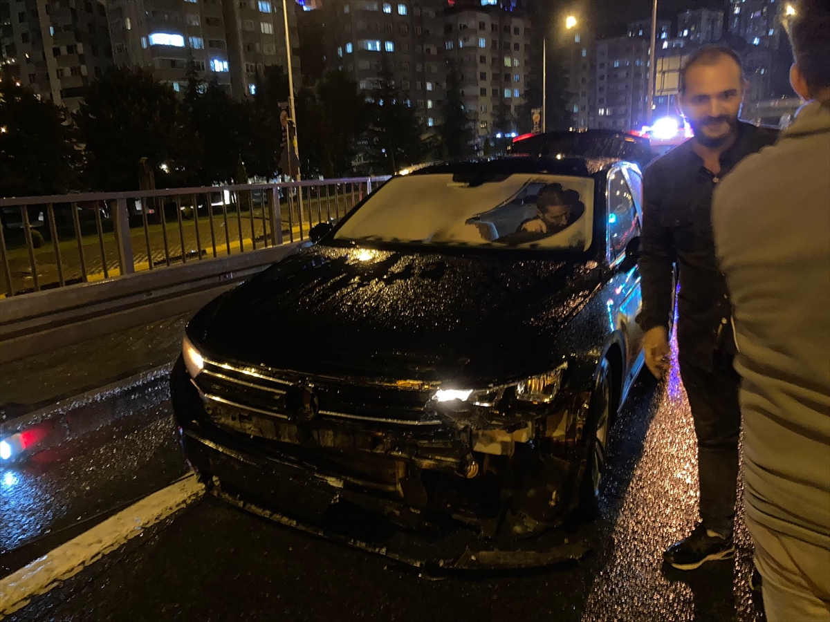 AK Parti Trabzon Milletvekili Cora'nın içinde bulunduğu araç kaza yaptı