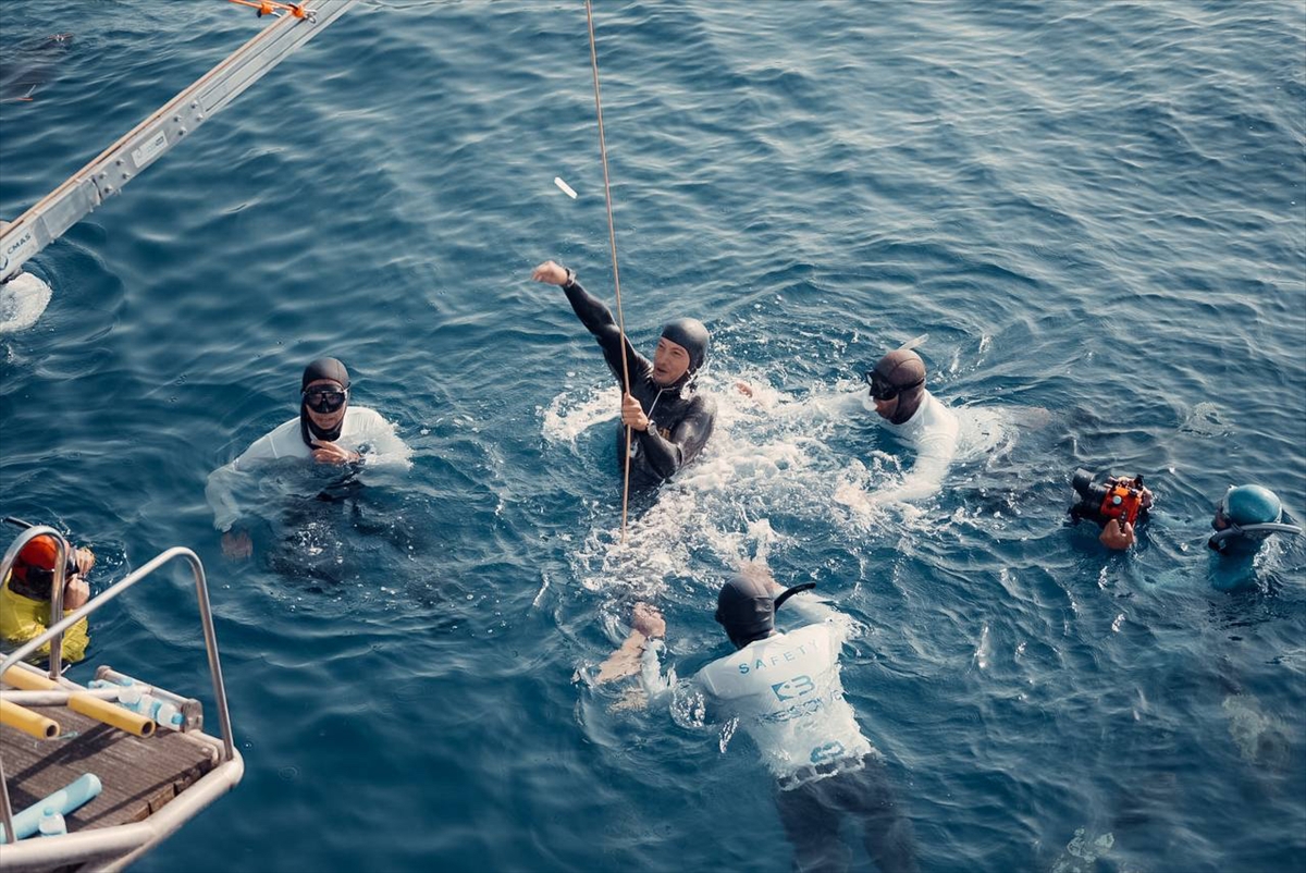 Antalya'da düzenlenen Serbest Dalış Dünya Kupası, sona erdi