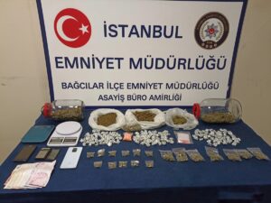 İSTANBUL (AA) – İstanbul Bağcılar'da düzenlenen uyuşturucu operasyonunda gözaltına alınan