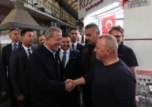 ISPARTA (AA) – Milli Savunma Bakanı Hulusi Akar ve beraberindeki