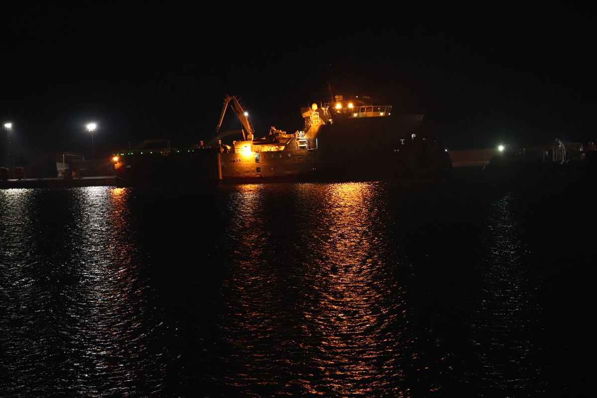 “Barbaros Hayrettin Paşa” sismik araştırma gemisi, Ünye Limanı'na geldi