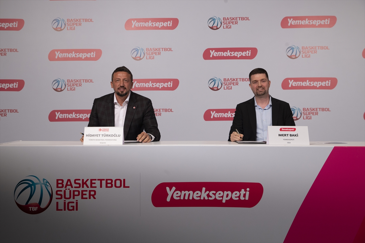 Basketbol Süper Ligi'nin ana sponsoru Yemeksepeti oldu