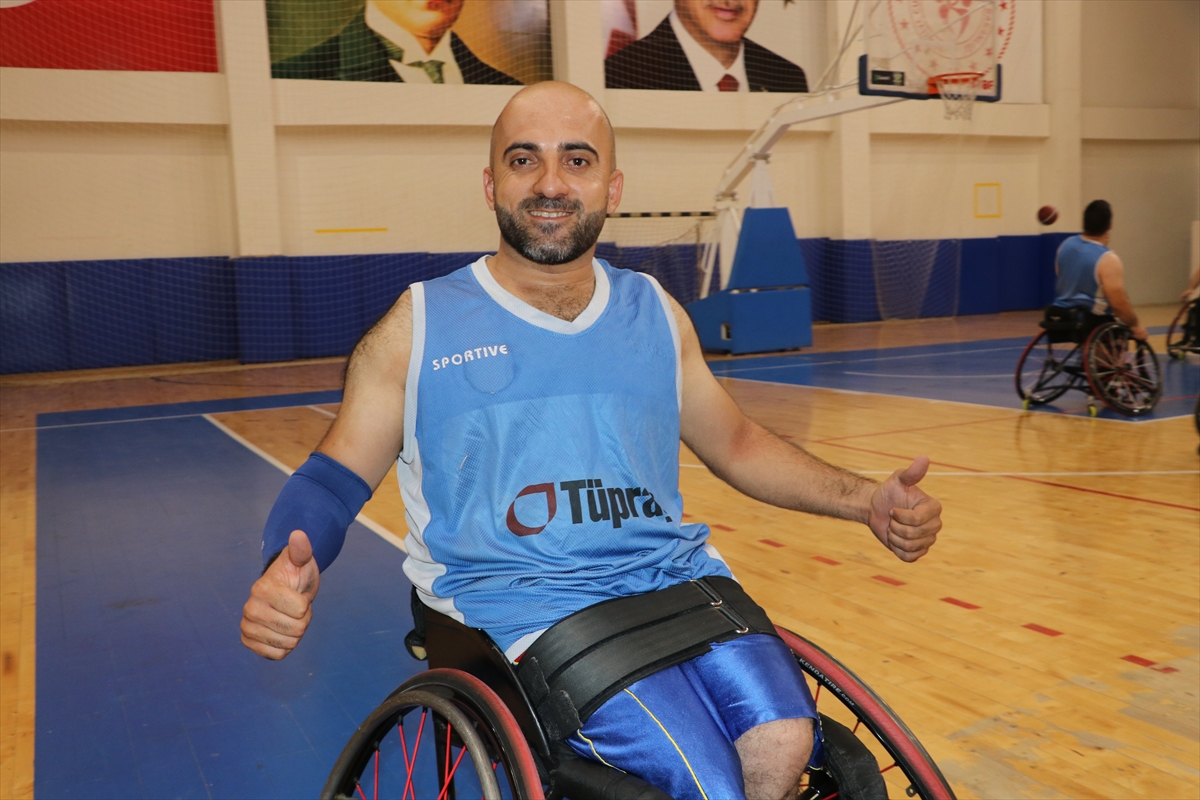 Batman Tekerlekli Sandalye Basketbol Takımı yeni sezon hazırlıklarını sürdürüyor