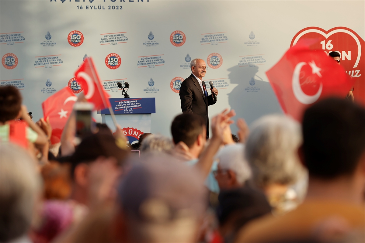 Kılıçdaroğlu, “Büyükçekmece Sahil ve E-5 Yan Yol Düzenleme Projeleri Açılış Töreni”nde konuştu: