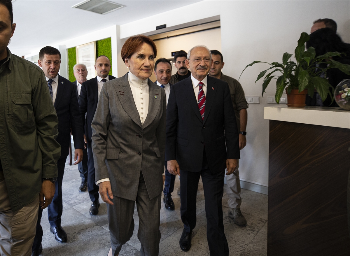 CHP Genel Başkanı Kılıçdaroğlu, İYİ Parti Genel Başkanı Akşener'i ziyaret etti