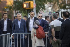 NEW YORK (AA) – Cumhurbaşkanı Recep Tayyip Erdoğan, Central Park'ta