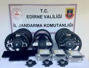 EDİRNE (AA) – Edirne'de, Kapıkule Sınır Kapısı Jandarma Uygulama Noktası'nda