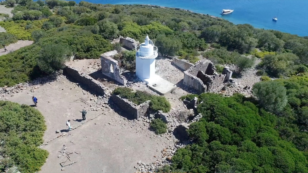 Edremit Körfezi'ndeki arkeolojik saha çalışmasında kale yerleşimleri tespit edildi