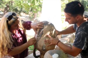 MERSİN (AA) – Mersin'in Erdemli ilçesinde, Roma ve Bizans dönemlerinin