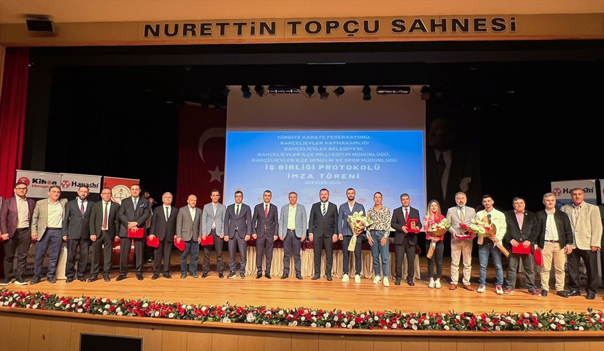 İstanbul'da “karate okulda” proje imza töreni yapıldı