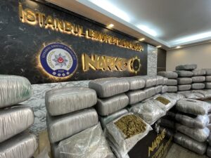 İSTANBUL (AA) – Eyüpsultan'da 593 kilogram marihuana ele geçirilen operasyonda