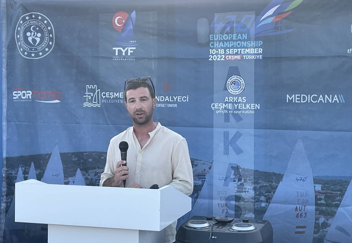 İzmir'deki 470 Avrupa Yelken Şampiyonası'nın açılış töreni yapıldı