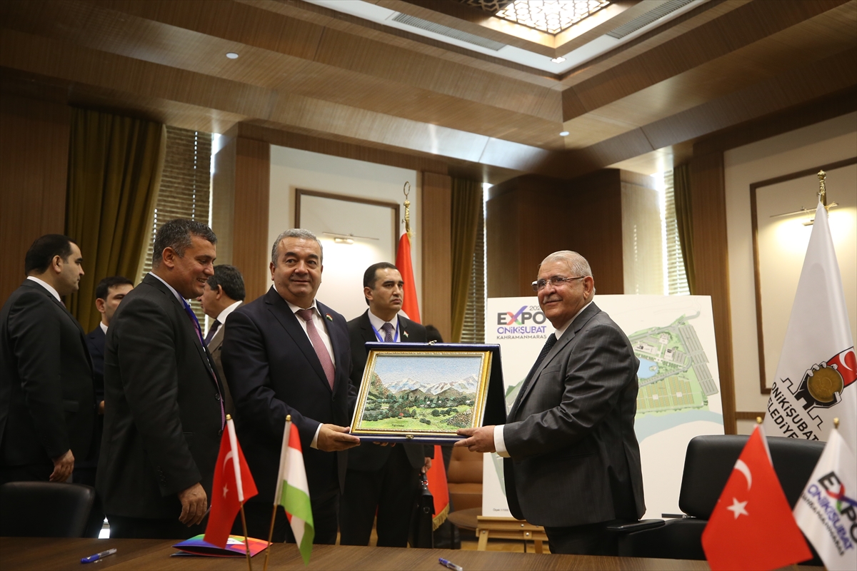 Kahramanmaraş'ta yapılacak EXPO 2023'e katılım için Tacikistan ile anlaşma imzalandı