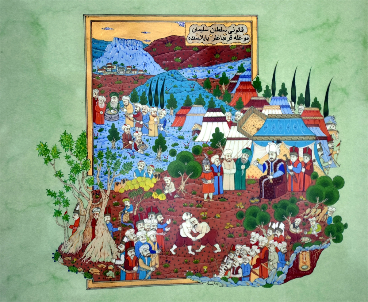 “Kanuni Sultan Süleyman Marmaris'te” minyatür sergisi açıldı
