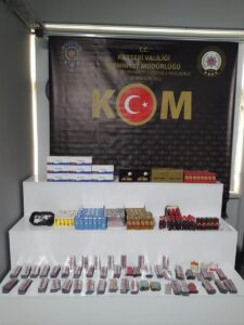 KAYSERİ (AA) – Kayseri'de polis tarafından düzenlenen kaçakçılık operasyonunda 7
