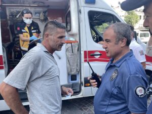 KAYSERİ (AA) – Kayseri'de kız arkadaşını darbeden genci engellemek isteyen