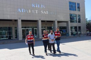 KİLİS (AA) – Kilis'te terör örgütü DEAŞ'a yönelik operasyonda yakalanan