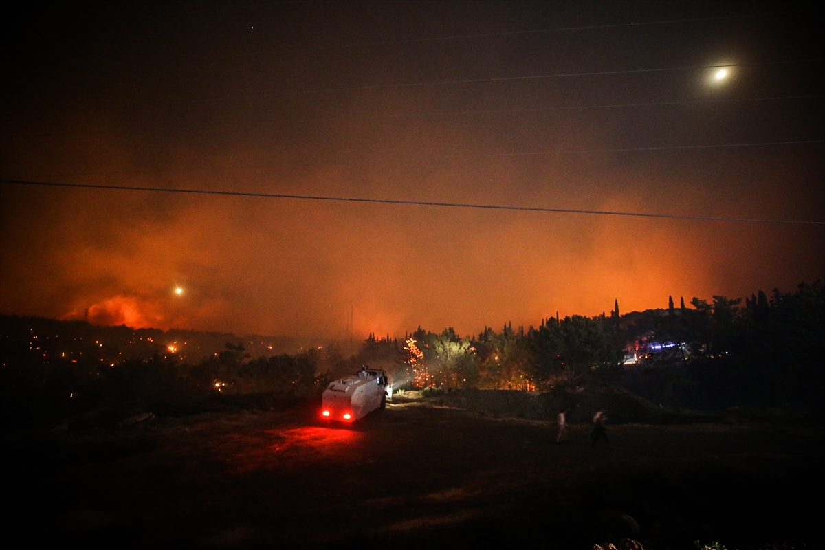 MERSİN (AA) – Mersin'in Gülnar ilçesinde çıkan ve Silifke ilçesine