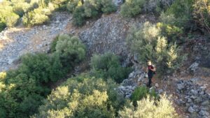 MUĞLA (AA) – Muğla'nın Milas ilçesindeki antik mermer ocağında sosyal