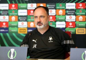 SİVAS (AA) – Slavia Prag Teknik Direktörü Jindrich Trpisovsky, UEFA