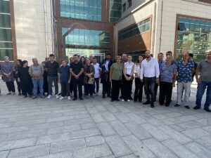 TEKİRDAĞ (AA) – Tekirdağ'ın Ergene ilçesinde yük treninin hemzemin geçitte