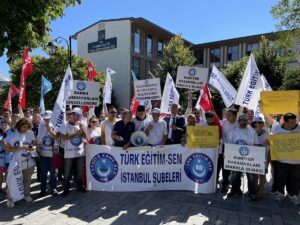 İSTANBUL (AA) – Türk Eğitim-Sen İstanbul Şubesi, eğitim çalışanlarının şartlarının