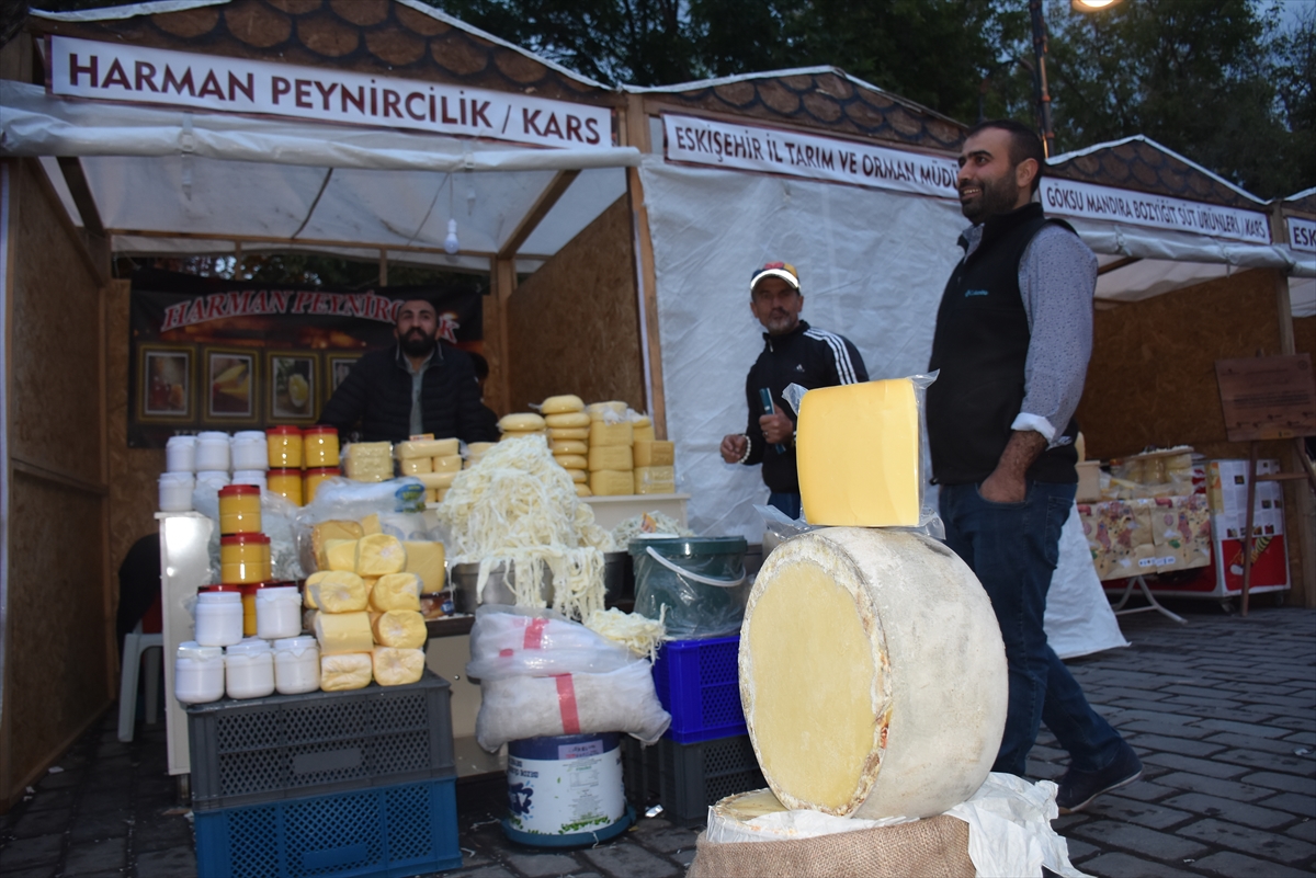 Türkiye'nin yöresel peynirleri Kars'taki festivalde tanıtıldı