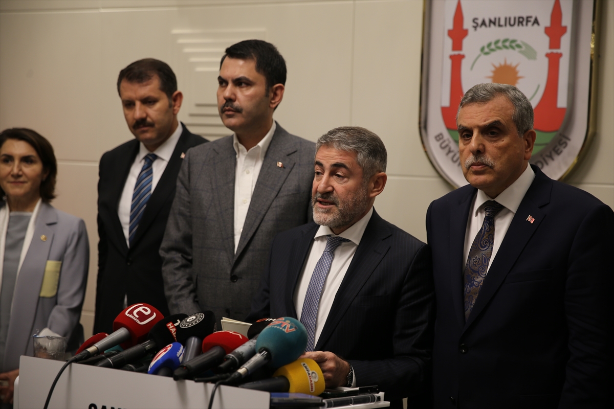 Bakanlar Nebati ve Kurum “Şanlıurfa Değerlendirme Toplantısı”na katıldı
