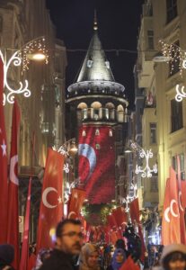 İSTANBUL (AA) – Beyoğlu Belediyesince, 29 Ekim Cumhuriyet Bayramı kutlamaları