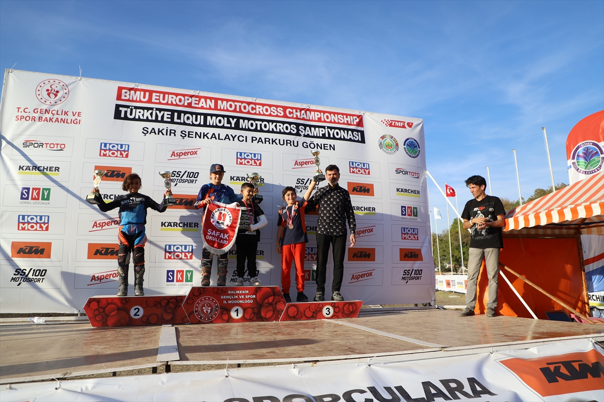 BMU Avrupa Motokros Şampiyonası yarışları, Balıkesir'de tamamlandı