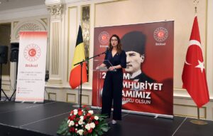 BRÜKSEL (AA) – Türkiye'nin Brüksel Büyükelçiliği, Cumhuriyetin 99'uncu kuruluş yıl