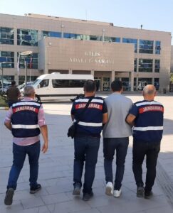 KİLİS (AA) – Kilis İl Jandarma Komutanlığı ekiplerinin Çorum'da yakaladığı